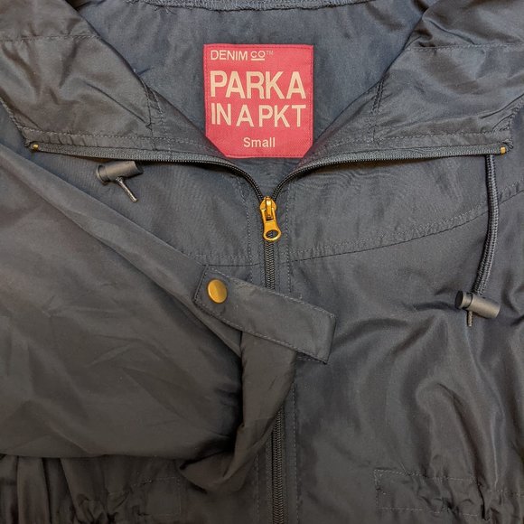 Denim Co Parka in a Pocket Navy Jacket - Picture 3 of 3